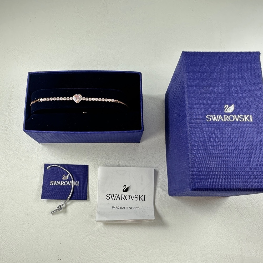 Brand new Swarovski One Subtle Bracelet in Rose Gold
